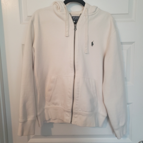 cream polo jacket